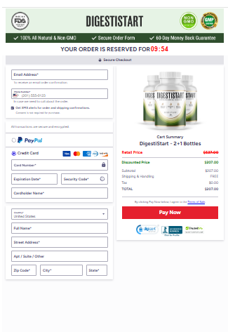 DigestiStart order page